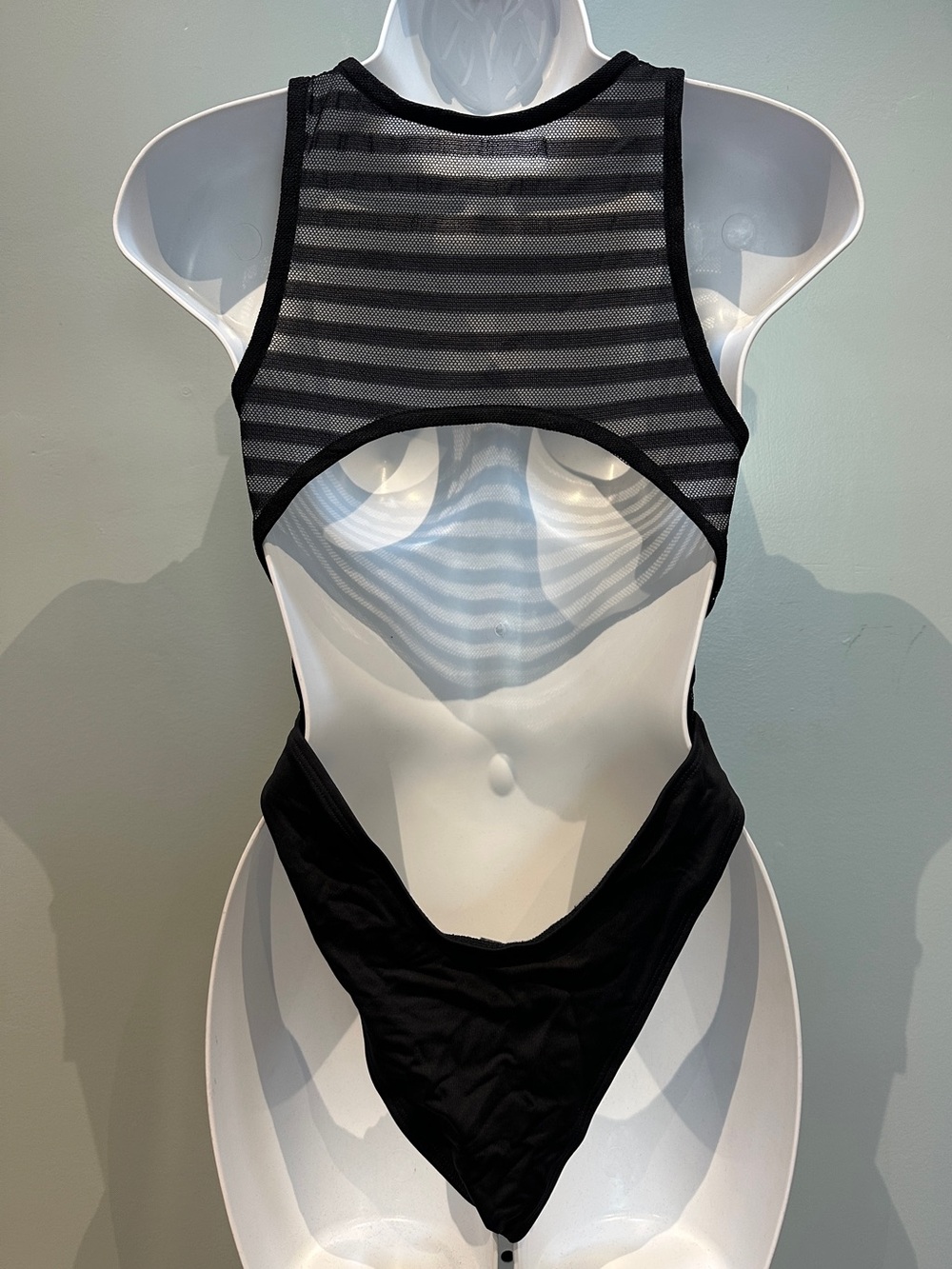 Yandy Black Lingerie Bodysuit Medium FLAWED - Picture 5 of 11